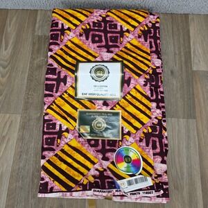 EHF High Quality Wax Block Prints 12 Yards African Fabric‎ Ankara Material Multi